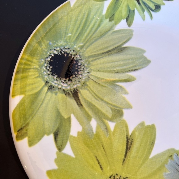 Crate and Barrel Gerber Daisy Buffet Plate   Made in Italy - Picture 6 of 14
